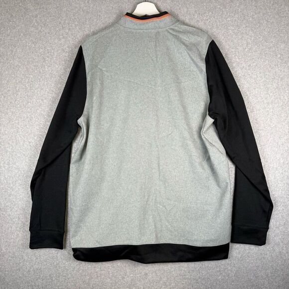 Nike Dri Fit Mens Large MLB San Francisco Giants Zip Front Jacket Gray Black - Picture 7 of 8